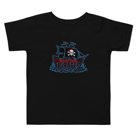 Performance | Toddler T-Shirt | Roanoke Rapids Pirates | Black Sail Battlers Logo