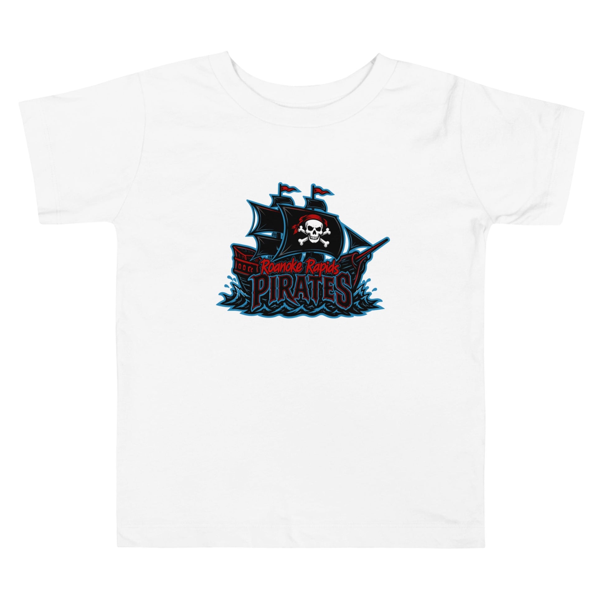 Performance | Toddler T-Shirt | Roanoke Rapids Pirates | Black Sail Battlers Logo