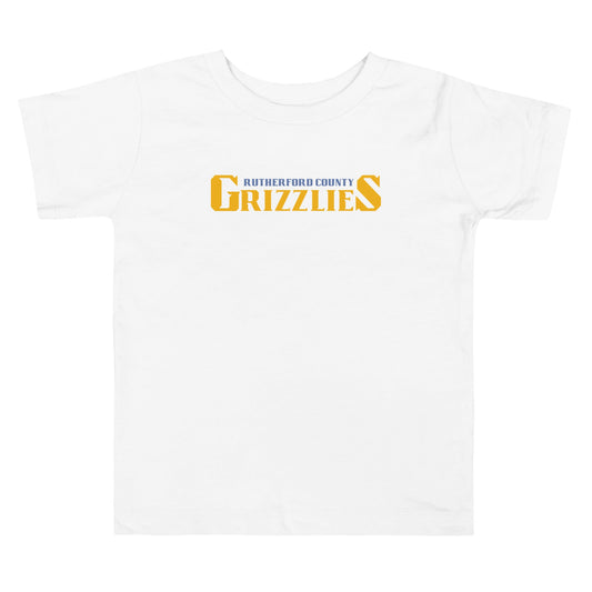 Performance | Toddler T-Shirt | Rutherford County Grizzlies Football | Script Logo