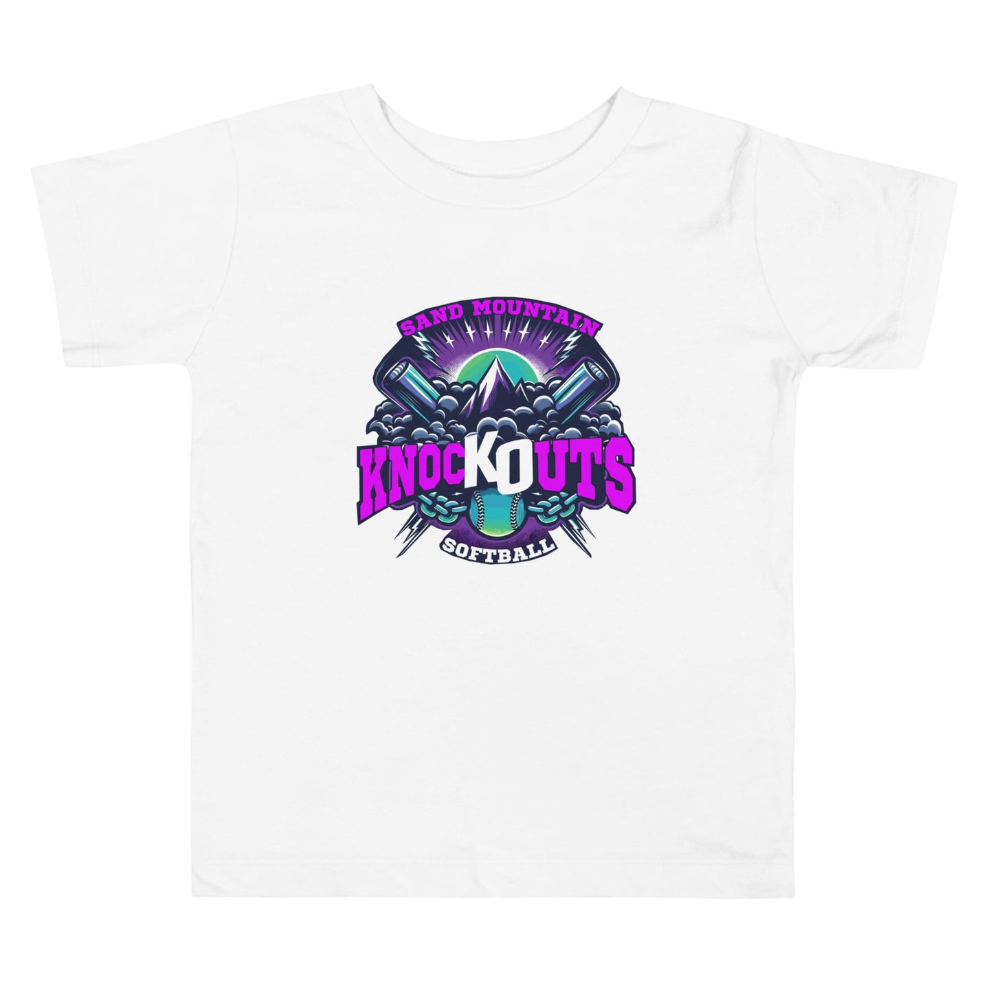 Performance | Toddler T-Shirt | Sand Mountain Knockouts | Ball & Bat Logo