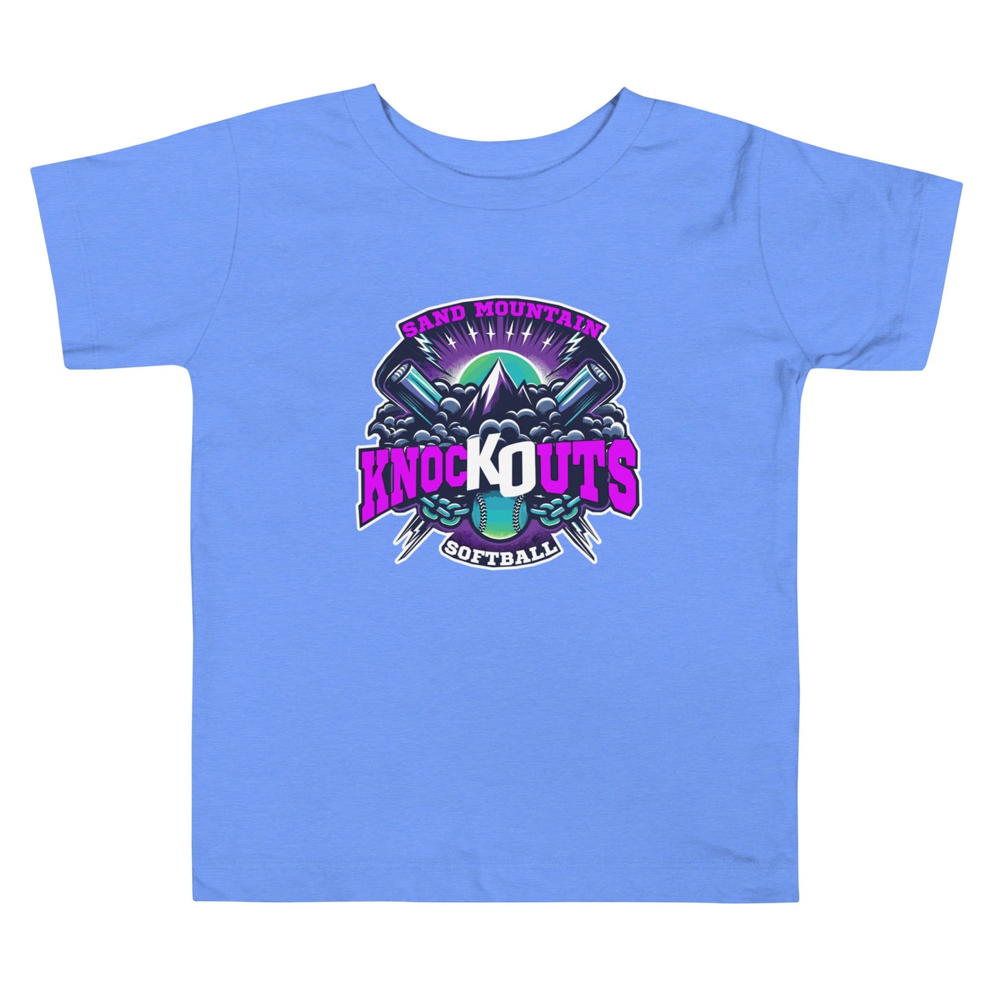Performance | Toddler T-Shirt | Sand Mountain Knockouts | Ball & Bat Logo