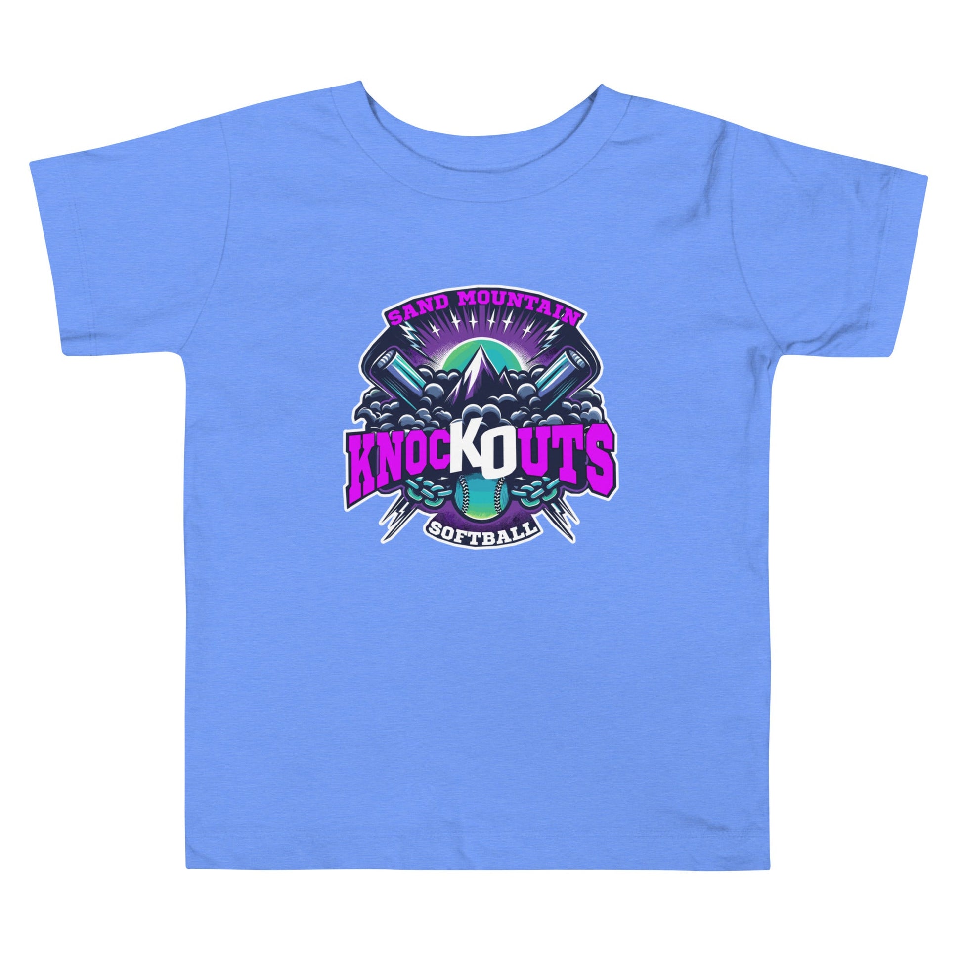 Performance | Toddler T-Shirt | Sand Mountain Knockouts | Ball & Bat Logo