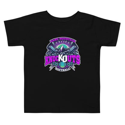 Performance | Toddler T-Shirt | Sand Mountain Knockouts | Ball & Bat Logo