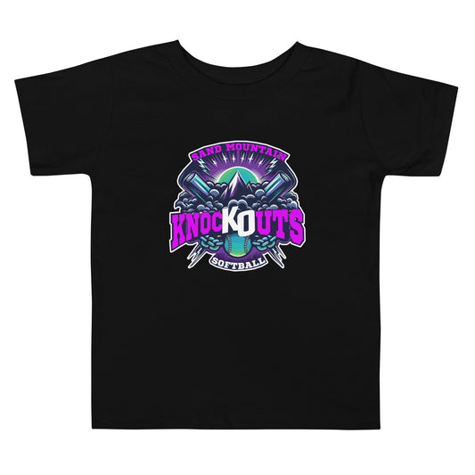 Performance | Toddler T-Shirt | Sand Mountain Knockouts | Ball & Bat Logo