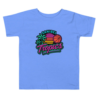 Performance | Toddler T-Shirt | Sanibel Tropics | Coastal Clash Logo