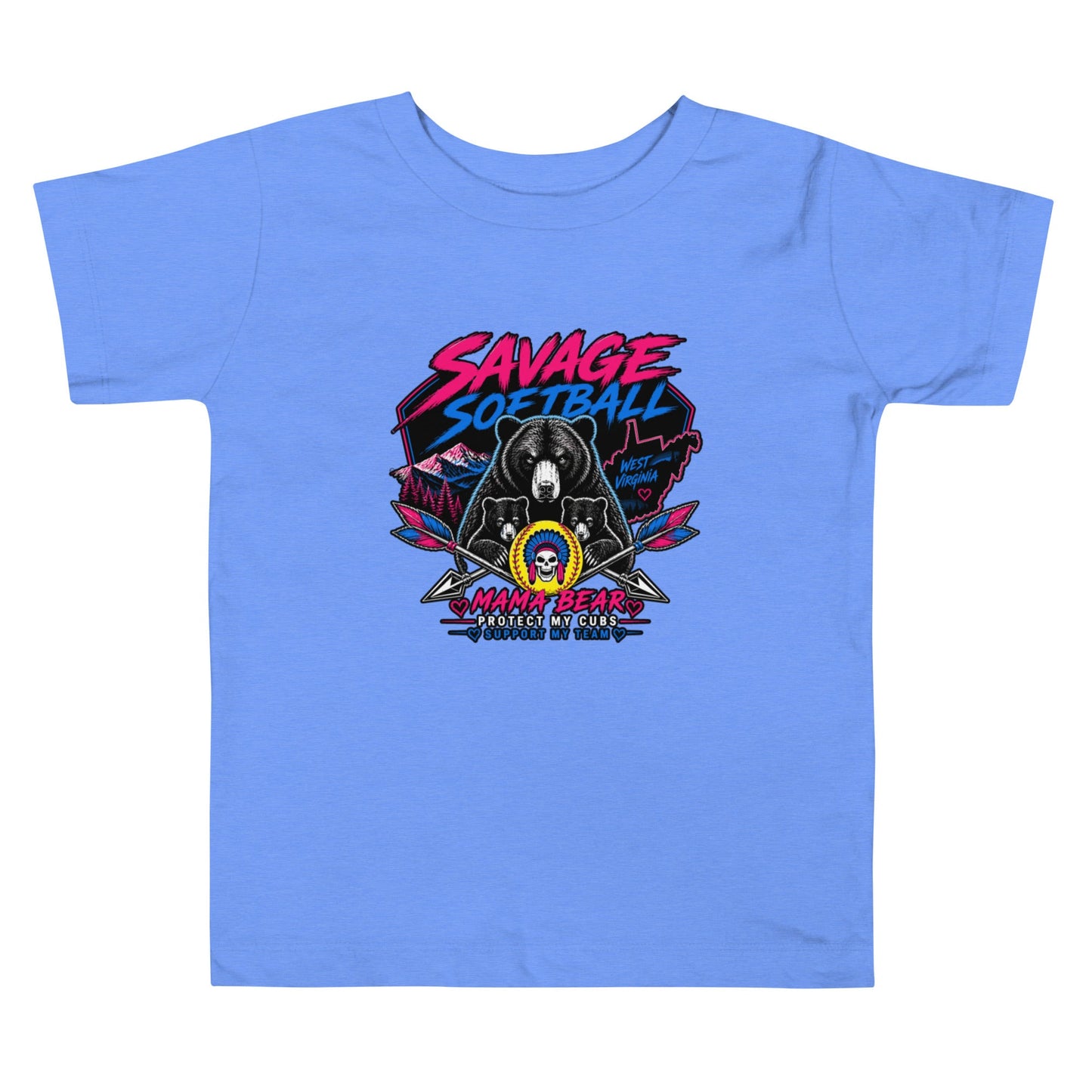 Performance | Toddler T-Shirt | Savage Softball | Mascot Logo