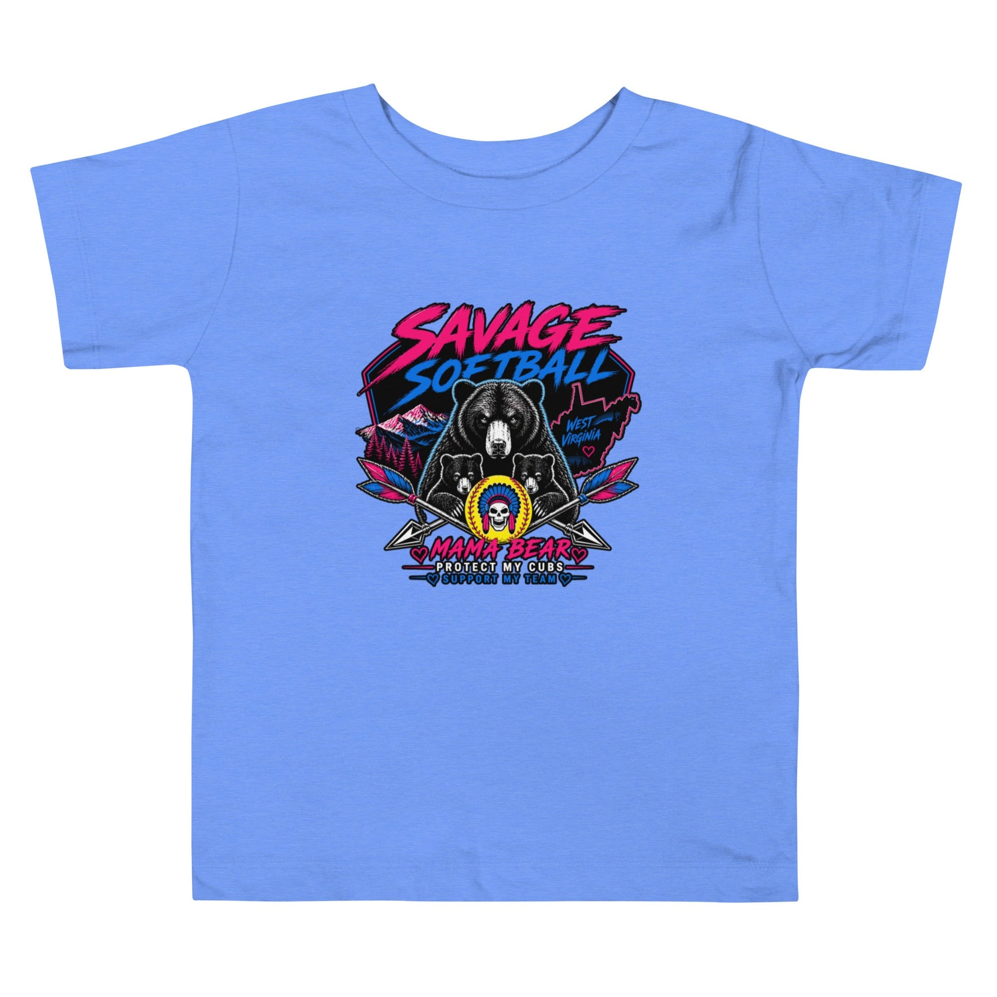 Performance | Toddler T-Shirt | Savage Softball | Mascot Logo