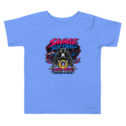 Performance | Toddler T-Shirt | Savage Softball | Mascot Logo