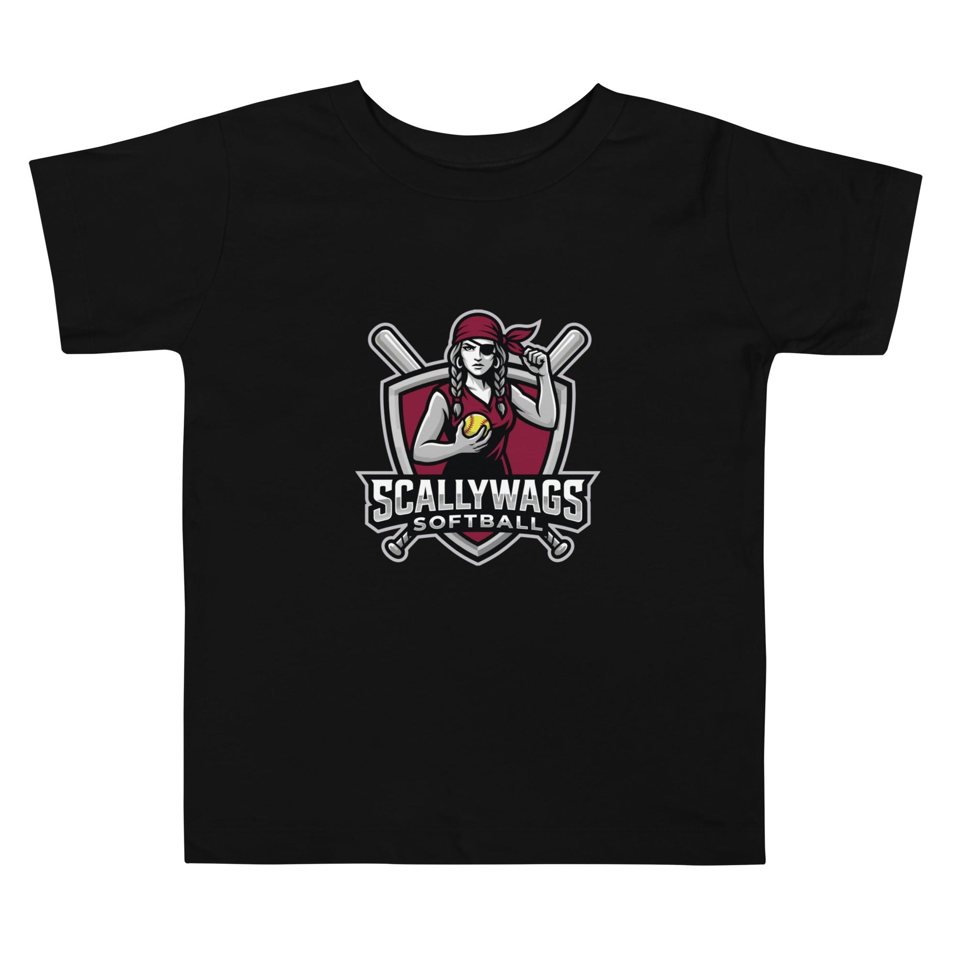Performance | Toddler T-Shirt | Scallywags Softball | Crest Logo