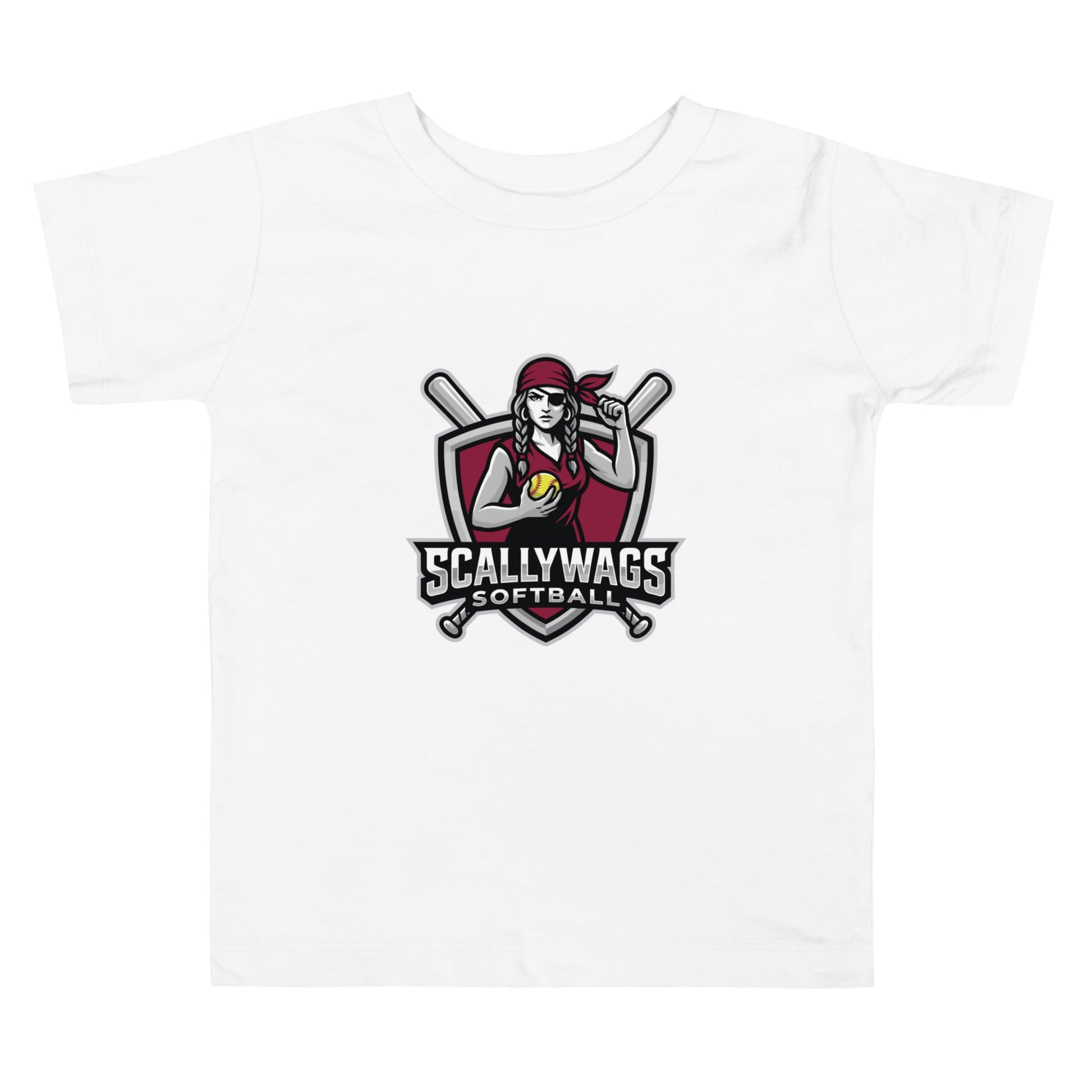 Performance | Toddler T-Shirt | Scallywags Softball | Crest Logo