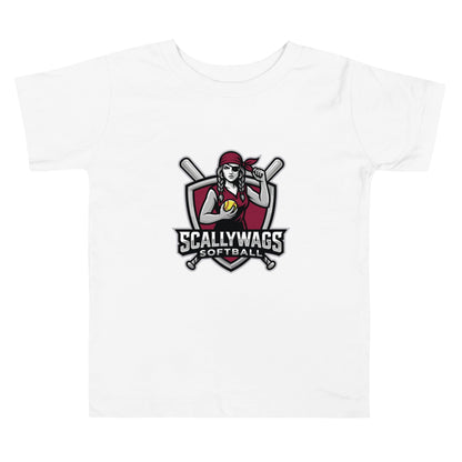 Performance | Toddler T-Shirt | Scallywags Softball | Crest Logo
