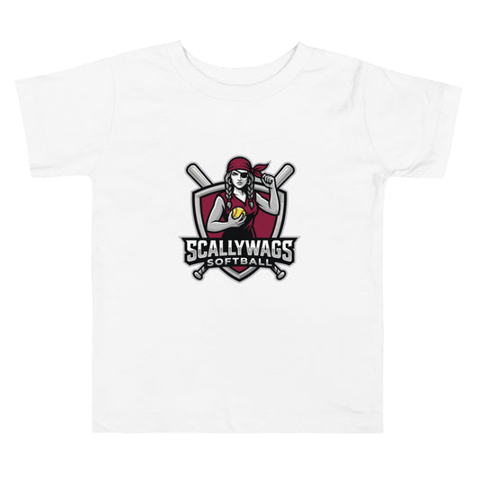 Performance | Toddler T-Shirt | Scallywags Softball | Crest Logo
