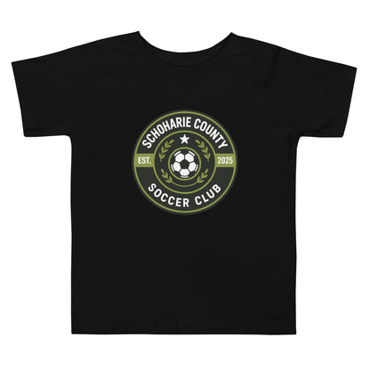 Performance | Toddler T-Shirt | Schoharie County Soccer Club | Badge Logo