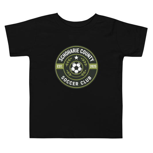Performance | Toddler T-Shirt | Schoharie County Soccer Club | Badge Logo