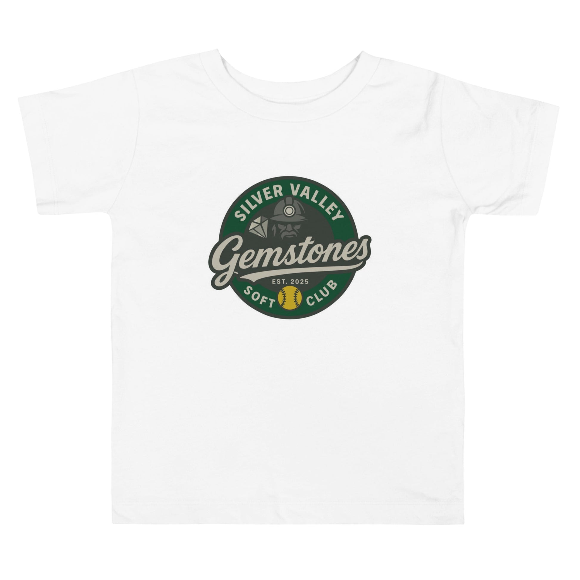 Performance | Toddler T-Shirt | Silver Valley Gemstones | Badge Logo