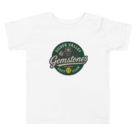 Performance | Toddler T-Shirt | Silver Valley Gemstones | Badge Logo