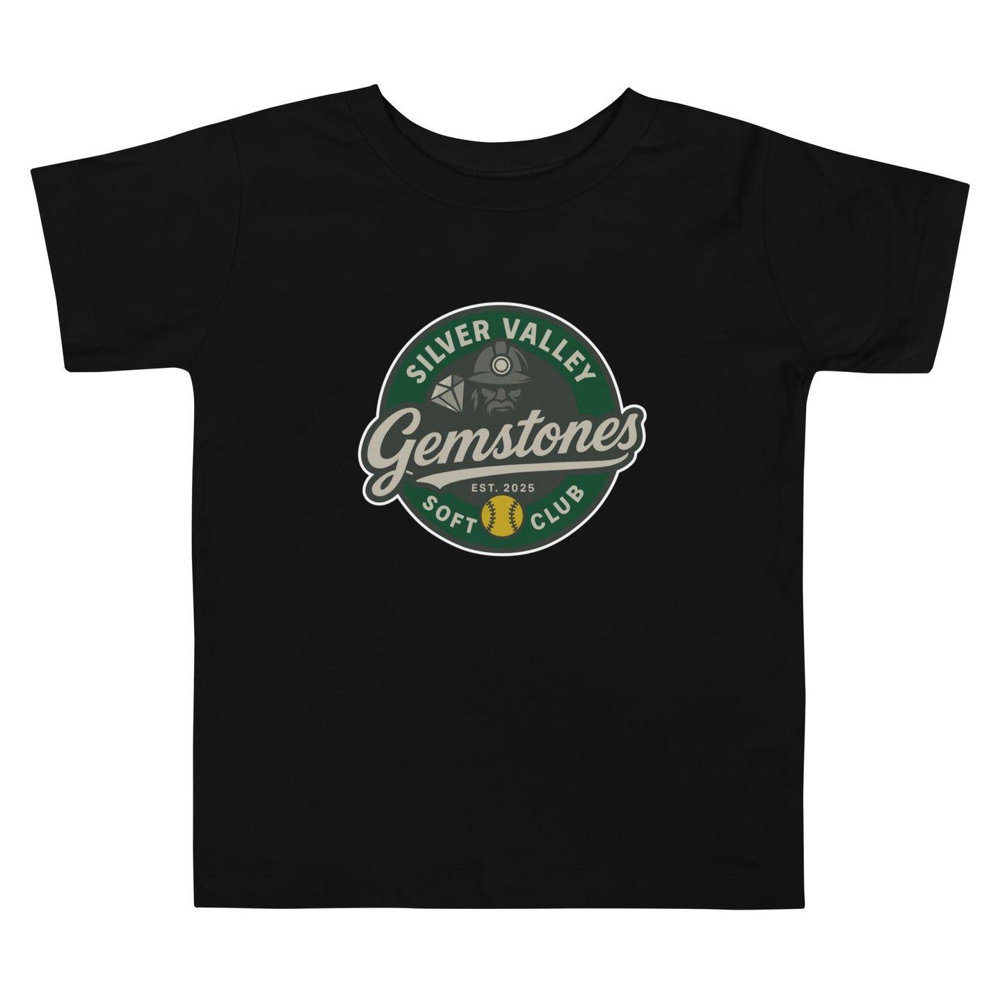 Performance | Toddler T-Shirt | Silver Valley Gemstones | Badge Logo
