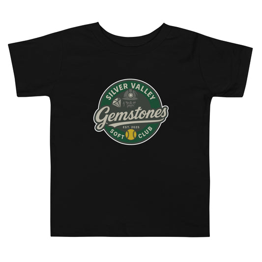 Performance | Toddler T-Shirt | Silver Valley Gemstones | Badge Logo
