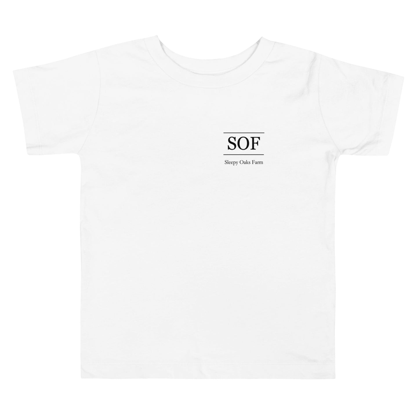 Performance | Toddler T-Shirt | Sleepy Oaks Farm | SOF Logo