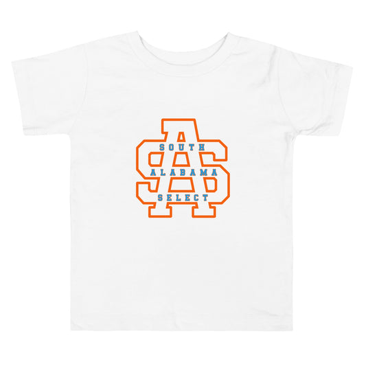 Performance | Toddler T-Shirt | South Alabama Select 8U | Letter Crest Logo