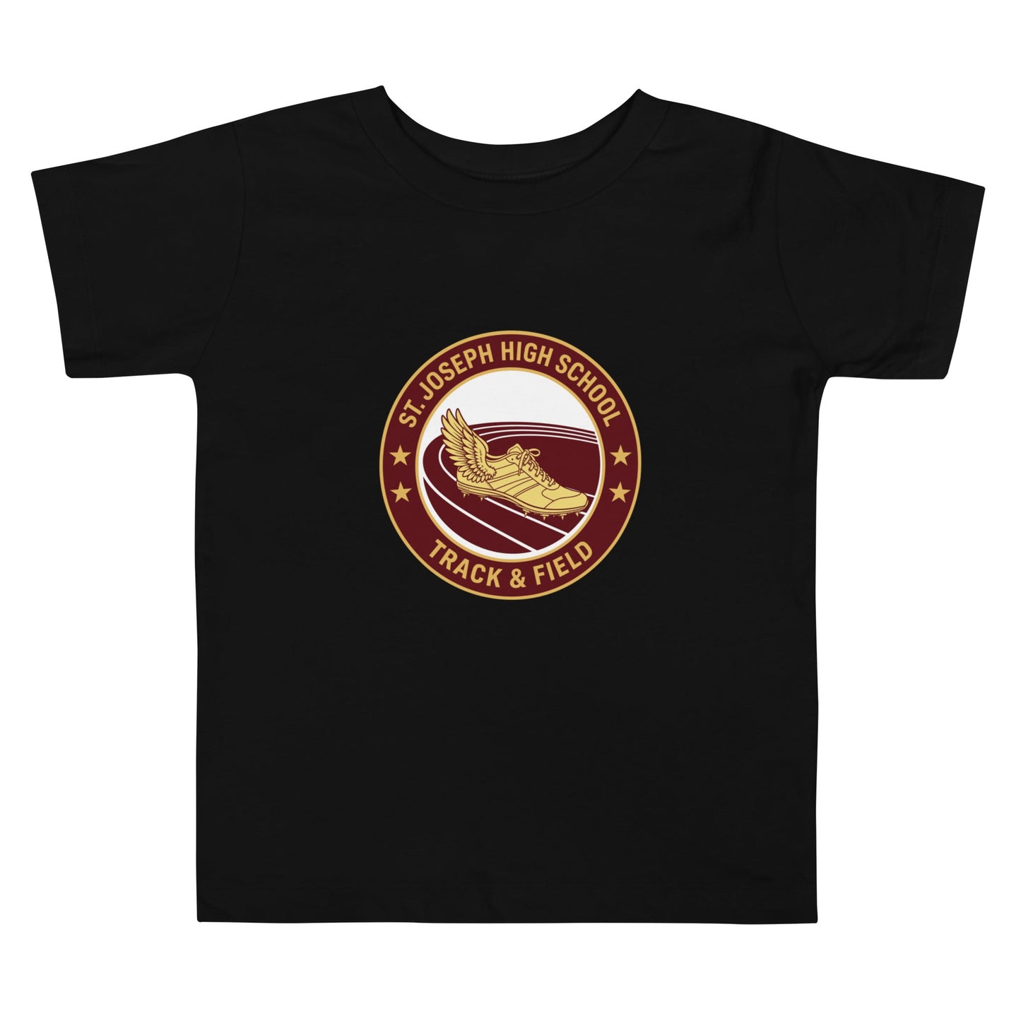 Performance | Toddler T-Shirt | St. Joseph High School - Track & Field | Badge Logo