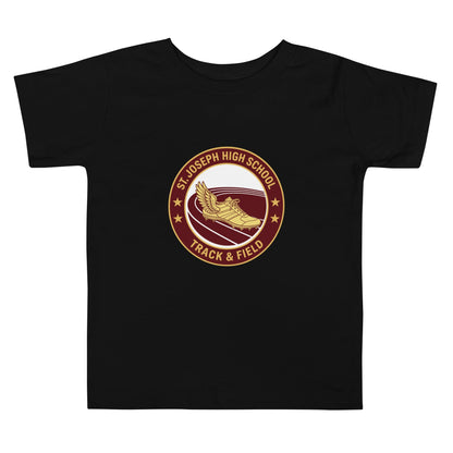 Performance | Toddler T-Shirt | St. Joseph High School - Track & Field | Badge Logo