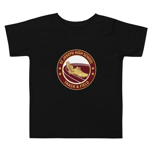 Performance | Toddler T-Shirt | St. Joseph High School - Track & Field | Badge Logo