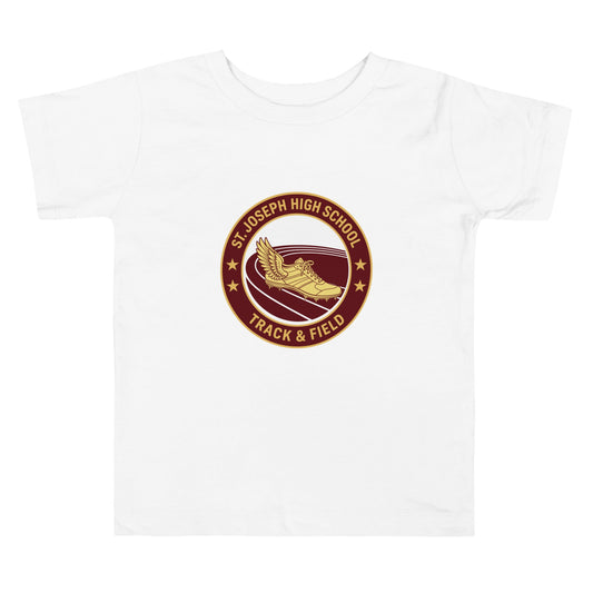 Performance | Toddler T-Shirt | St. Joseph High School - Track & Field | Badge Logo