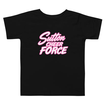 Performance | Toddler T-Shirt | Sutton Cheer Force | Script Logo