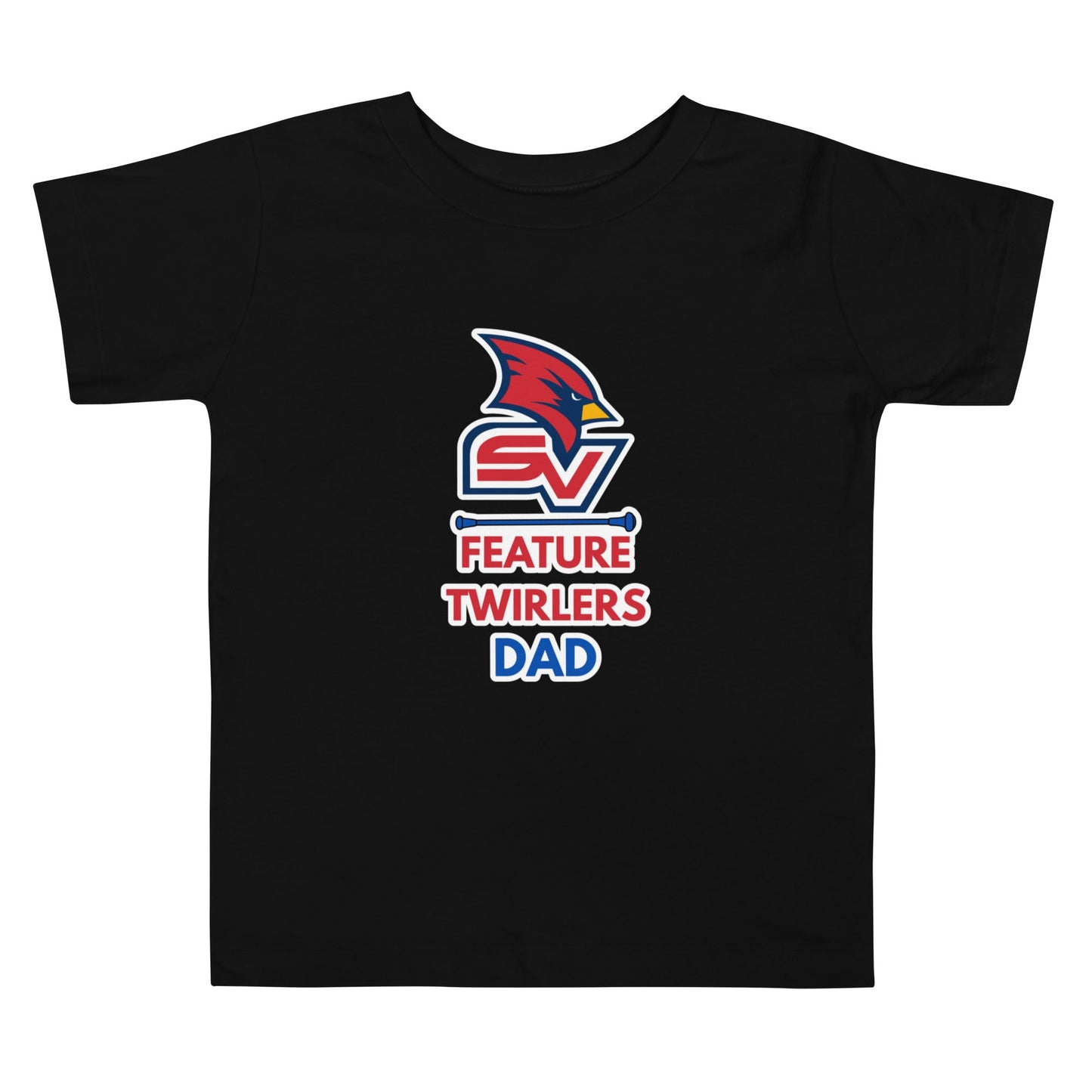Performance | Toddler T-Shirt | SVSU Feature twirlers | Dad Logo