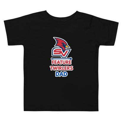 Performance | Toddler T-Shirt | SVSU Feature twirlers | Dad Logo