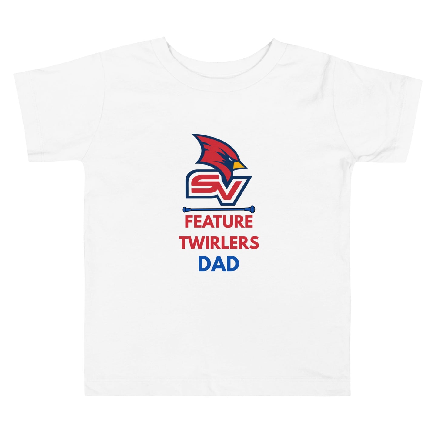 Performance | Toddler T-Shirt | SVSU Feature twirlers | Dad Logo