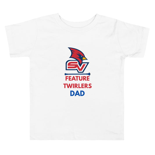 Performance | Toddler T-Shirt | SVSU Feature twirlers | Dad Logo