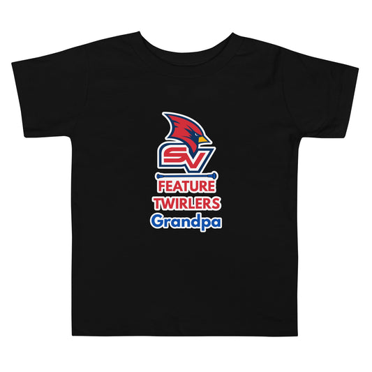 Performance | Toddler T-Shirt | SVSU Feature twirlers | Grandpa Logo