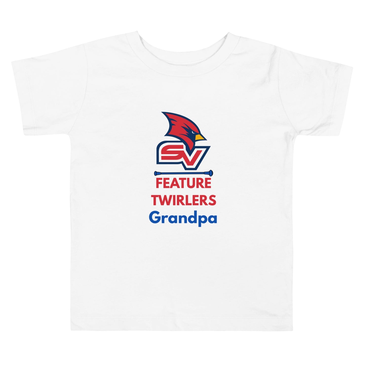 Performance | Toddler T-Shirt | SVSU Feature twirlers | Grandpa Logo