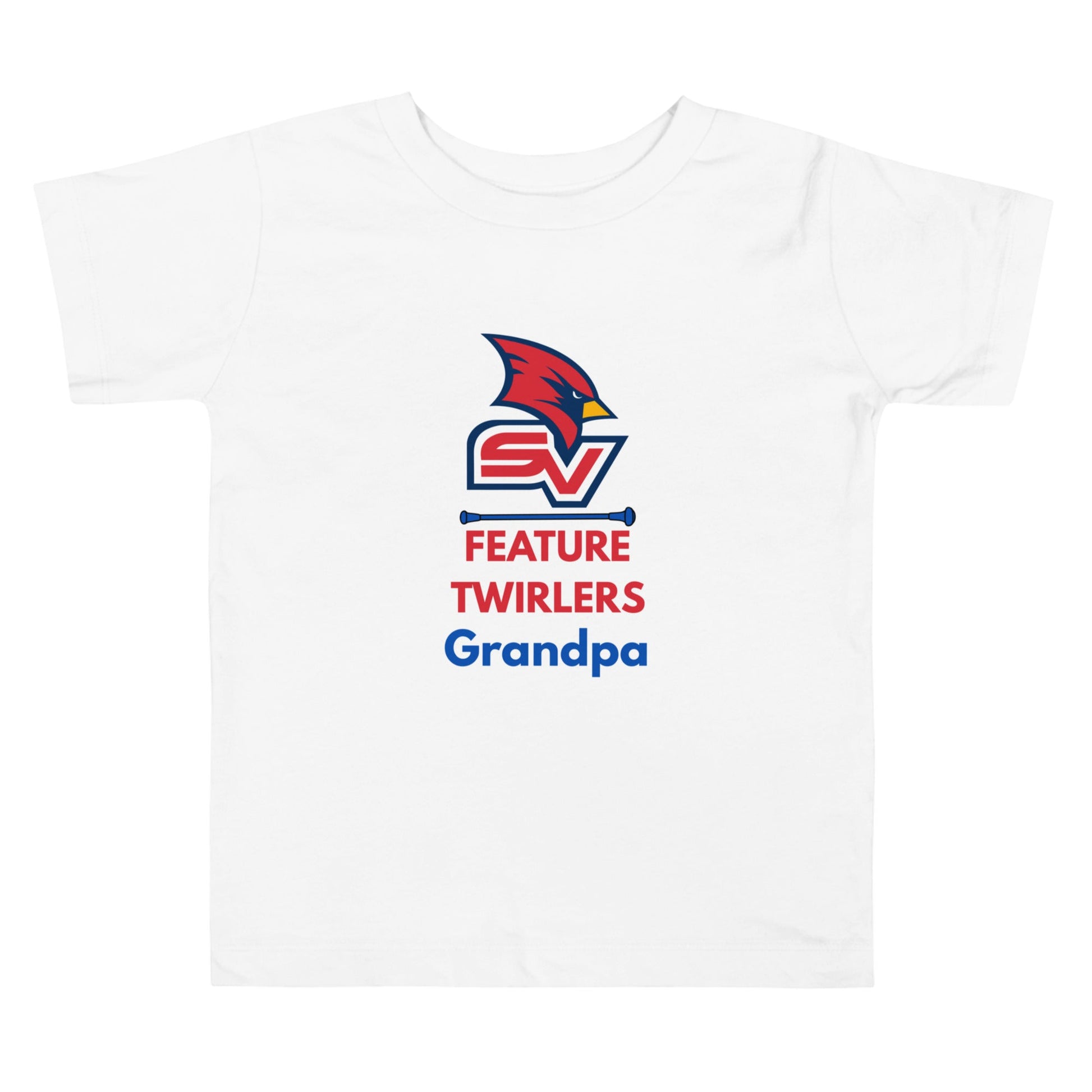 Performance | Toddler T-Shirt | SVSU Feature twirlers | Grandpa Logo