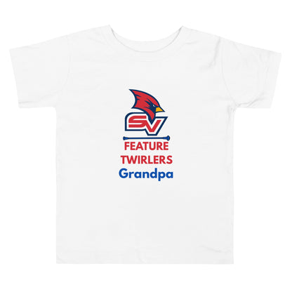 Performance | Toddler T-Shirt | SVSU Feature twirlers | Grandpa Logo