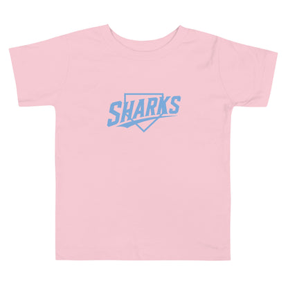 Performance | Toddler T-Shirt | The Sharks Baseball Team | Crest Logo