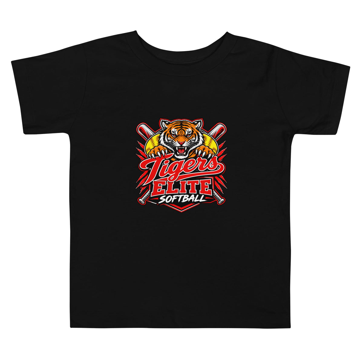 Performance | Toddler T-Shirt | Tigers Elite Softball | Emblem Logo