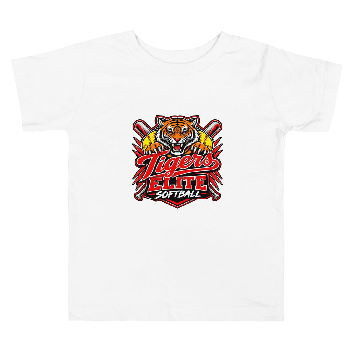 Performance | Toddler T-Shirt | Tigers Elite Softball | Emblem Logo