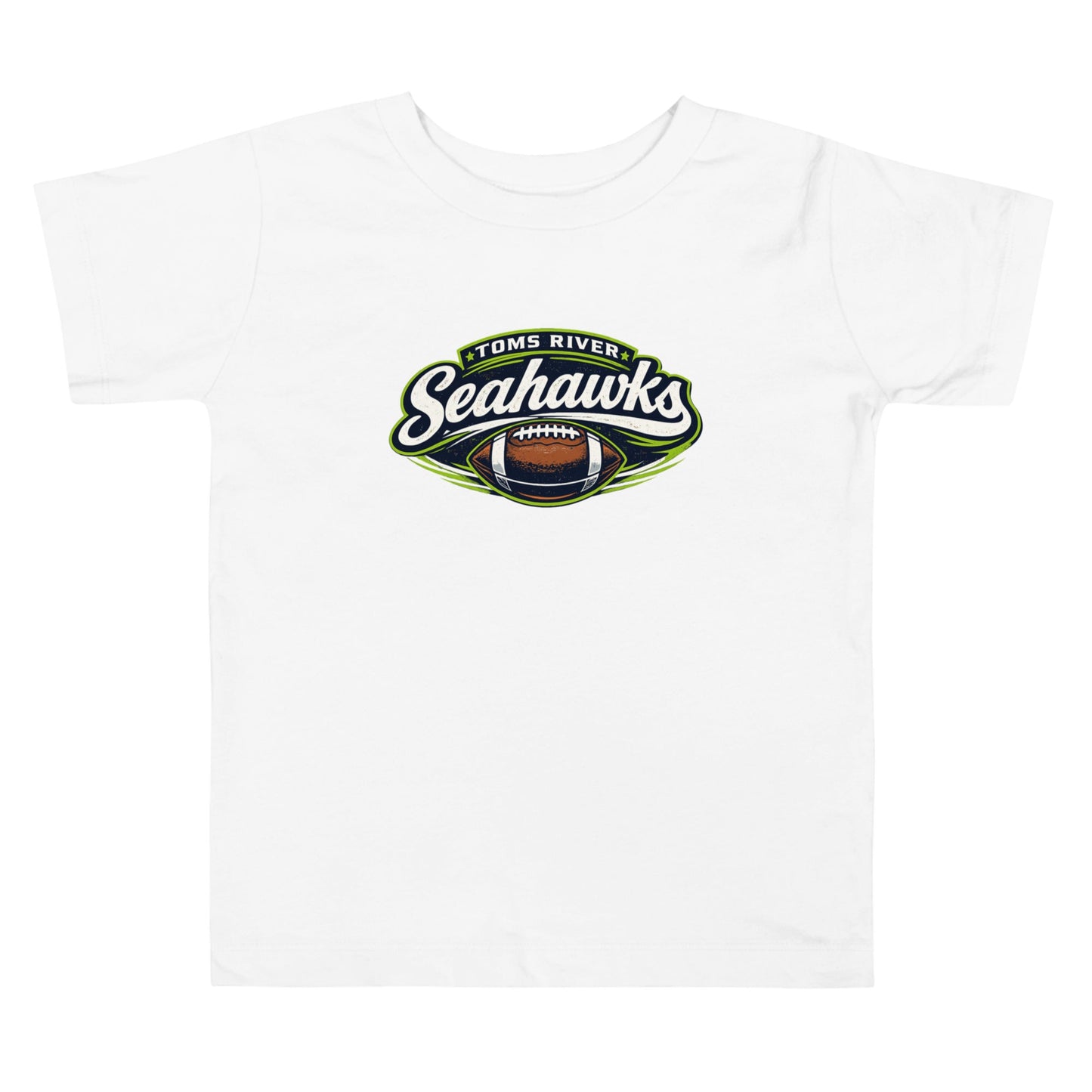 Performance | Toddler T-Shirt | Toms River Seahawks | Football Emblem Logo