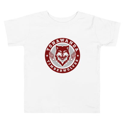 Performance | Toddler T-Shirt | Tonawanda High School Track and Field | Mascot Badge Logo