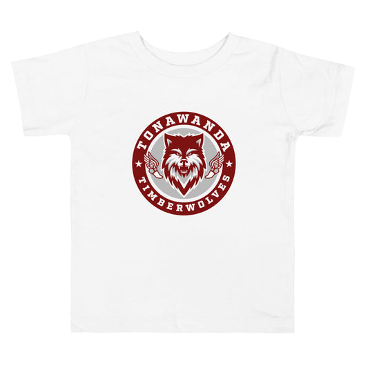 Performance | Toddler T-Shirt | Tonawanda High School Track and Field | Mascot Badge Logo