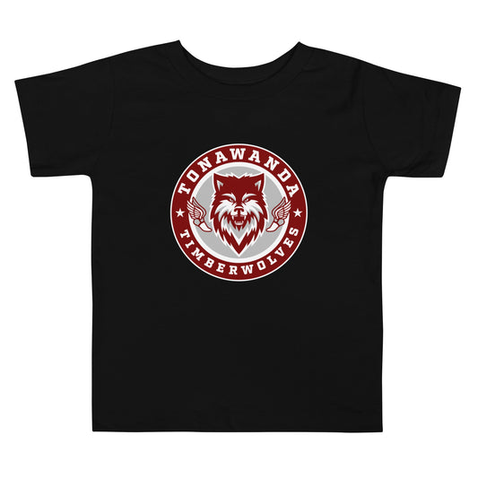 Performance | Toddler T-Shirt | Tonawanda High School Track and Field | Mascot Badge Logo