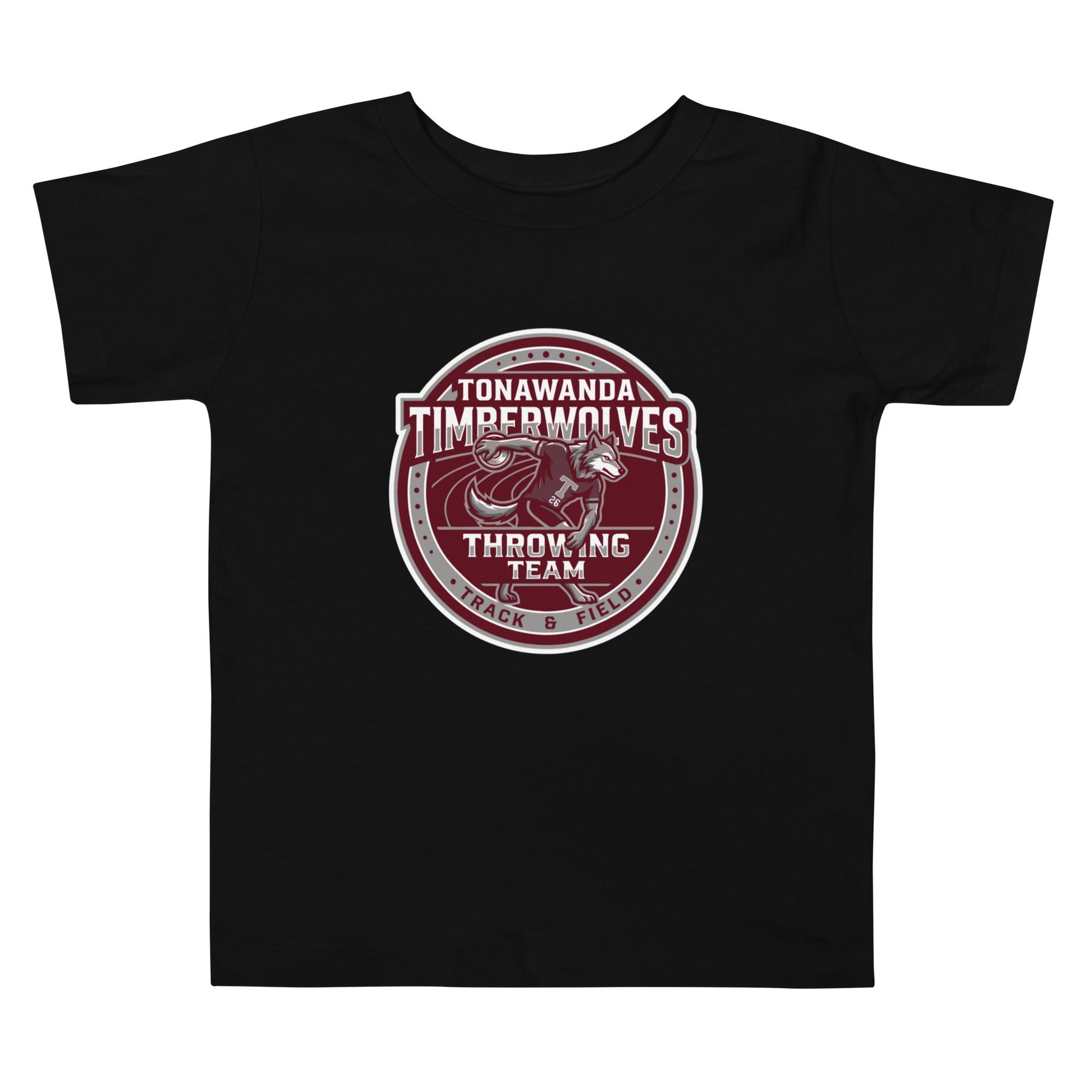Performance | Toddler T-Shirt | Tonawanda High School Track and Field | Throwing Team Logo