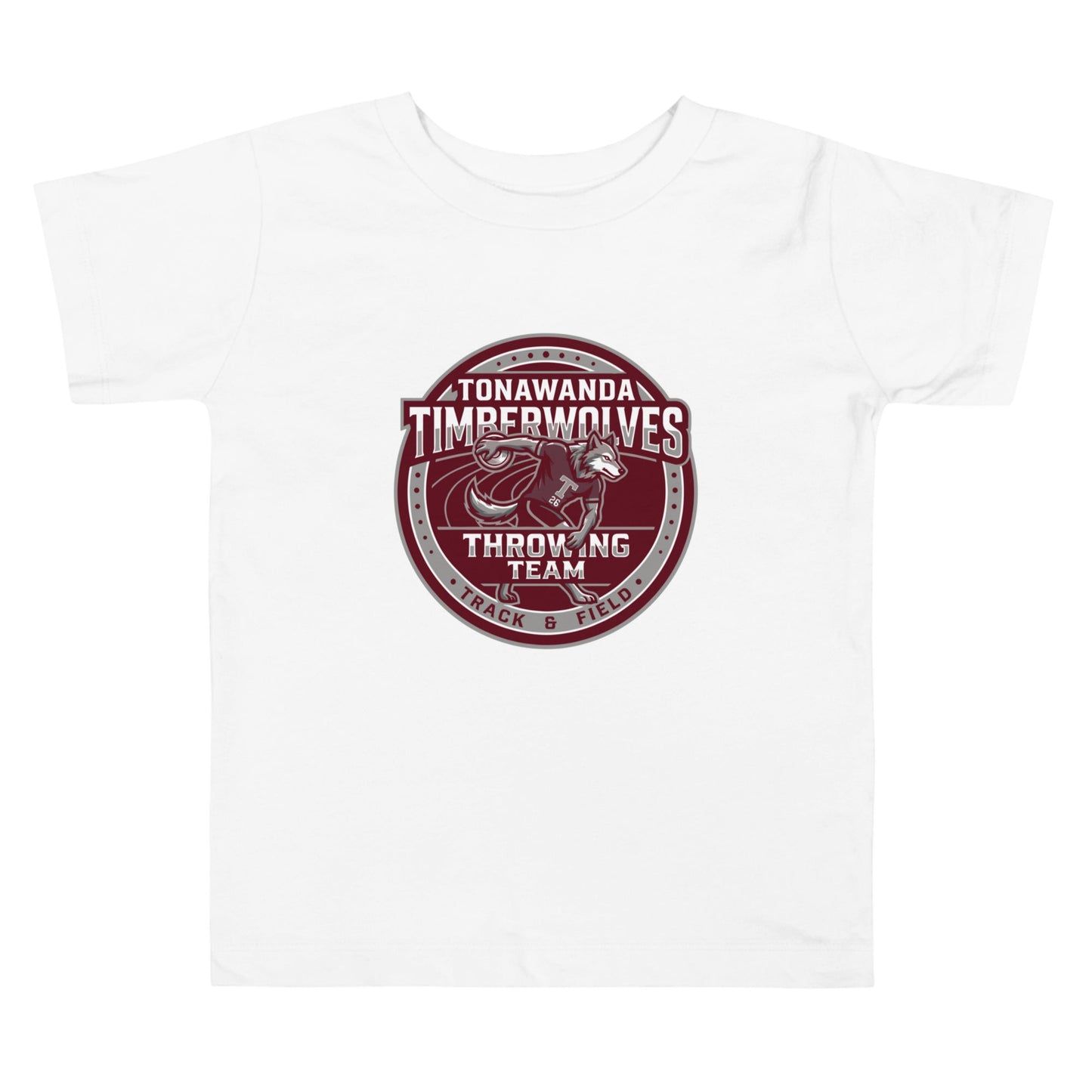 Performance | Toddler T-Shirt | Tonawanda High School Track and Field | Throwing Team Logo