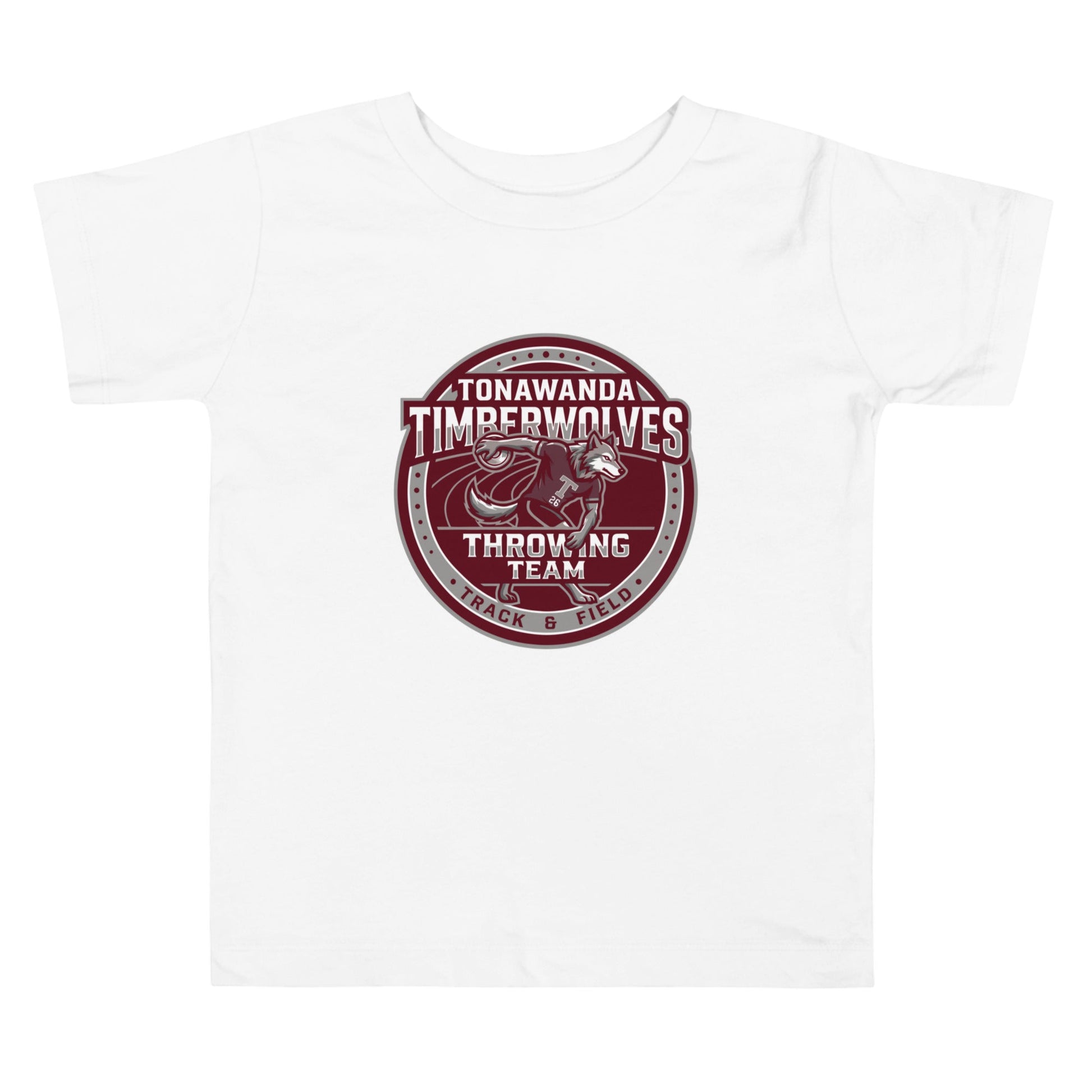 Performance | Toddler T-Shirt | Tonawanda High School Track and Field | Throwing Team Logo