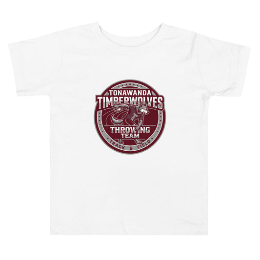 Performance | Toddler T-Shirt | Tonawanda High School Track and Field | Throwing Team Logo