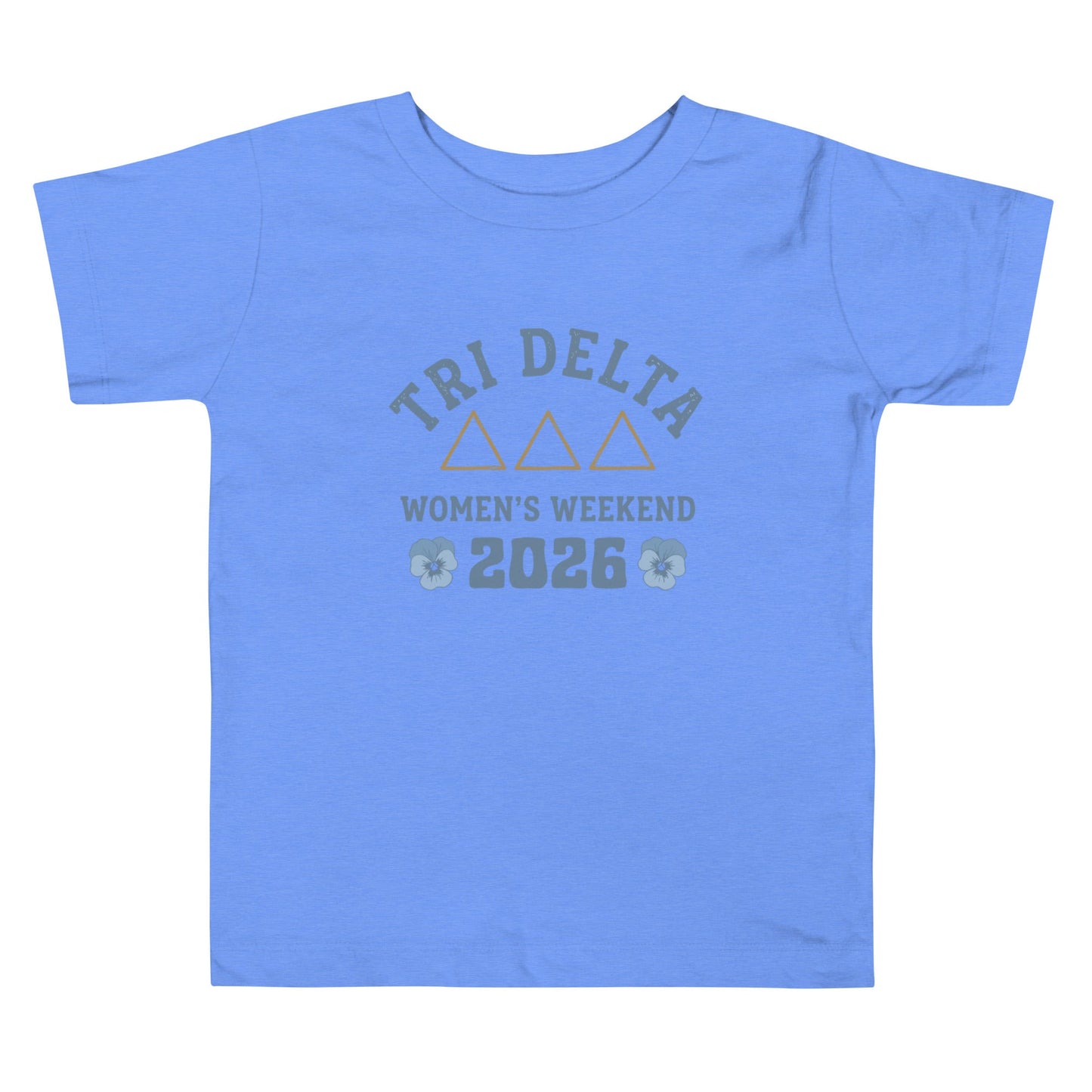 Performance | Toddler T-Shirt | Tri Delta Epsilon | Sisterhood Script Logo