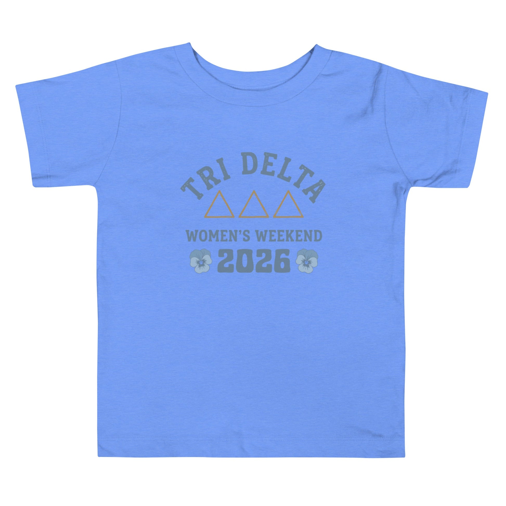Performance | Toddler T-Shirt | Tri Delta Epsilon | Sisterhood Script Logo